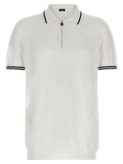 Kiton White Cotton Polo Shirt - 3XL