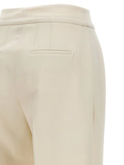 Kiton White Virgin Wool Casual Pants - IT40