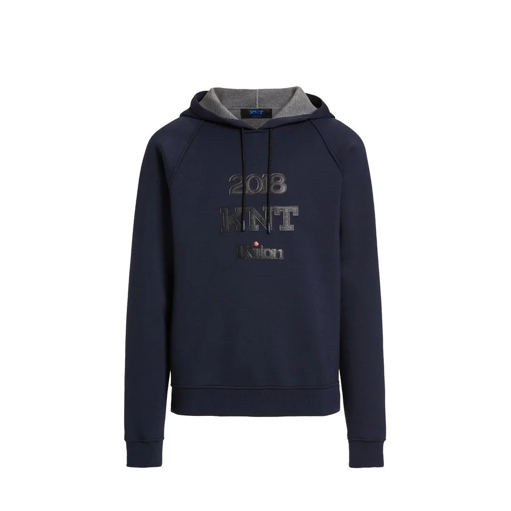 KNT KITON Blue Elastane Sweatshirt - XS