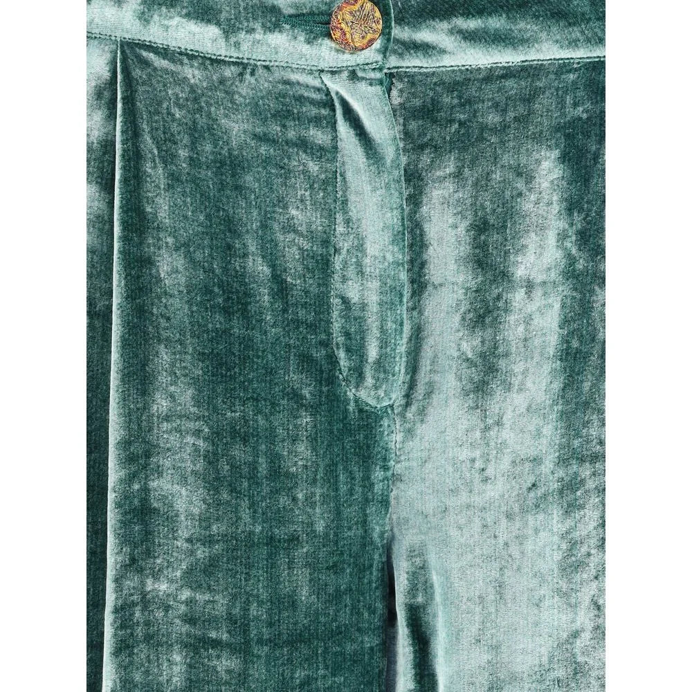 Kristina Ti Bicolor Cotton Casual Pants - IT40 | M