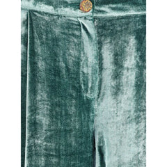 Kristina Ti Bicolor Cotton Casual Pants - IT40 | M