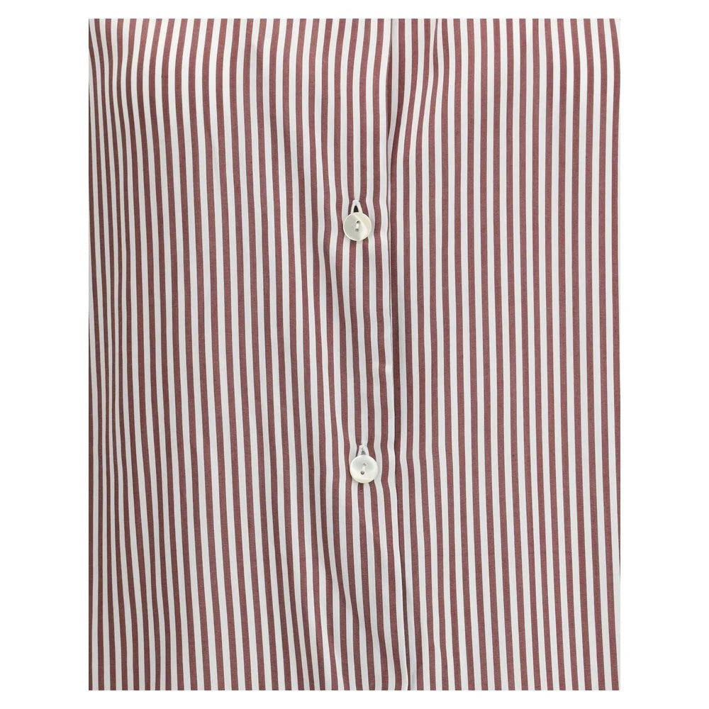 Kristina Ti Bordeaux Viscose Pattern Shirt - IT42 | L - Shirts