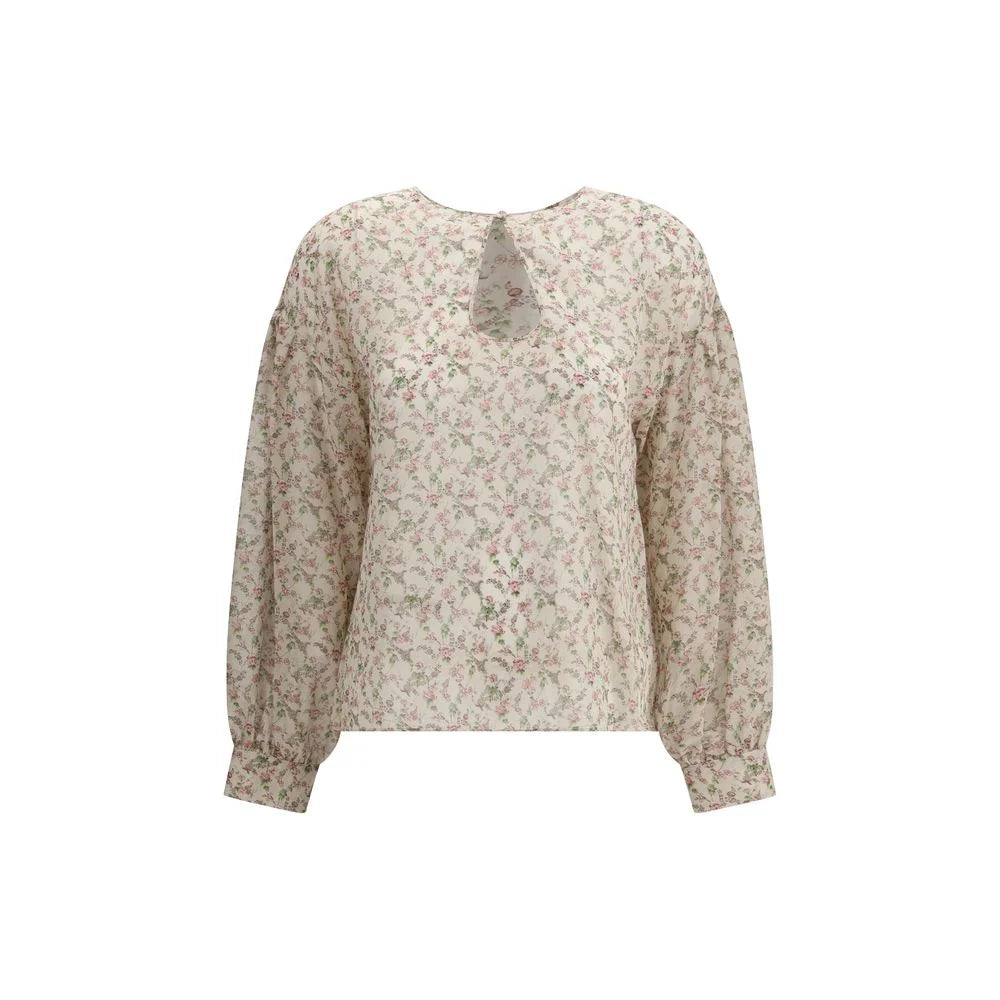 Kristina Ti Floral print silk blouse - Blouses