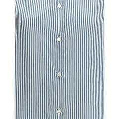 Kristina Ti Green Viscose Pattern Shirt