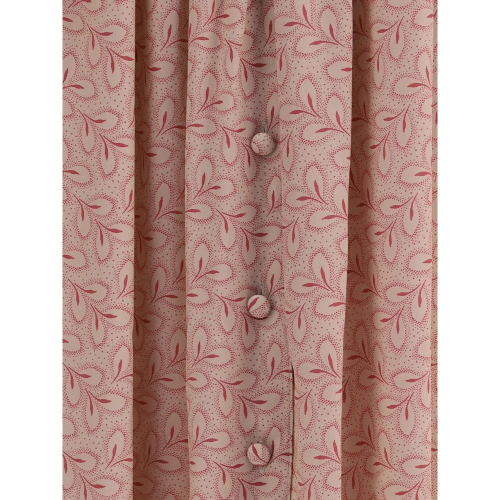 Kristina Ti Half circle Skirt with foliage print - Skirts