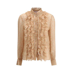 Kristina Ti Rouches silk Blouse - Blouses