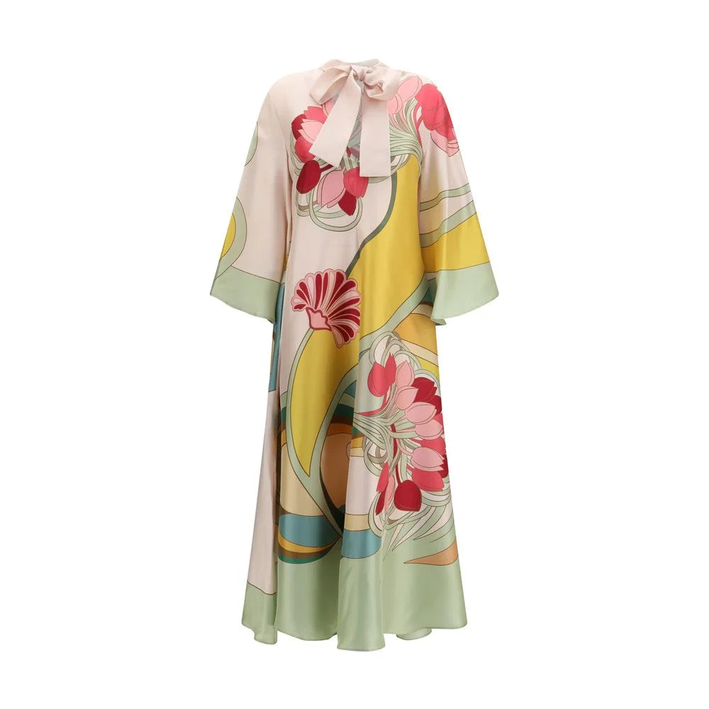 La Double J Multicolor Silk Casual Dress - IT44 | L