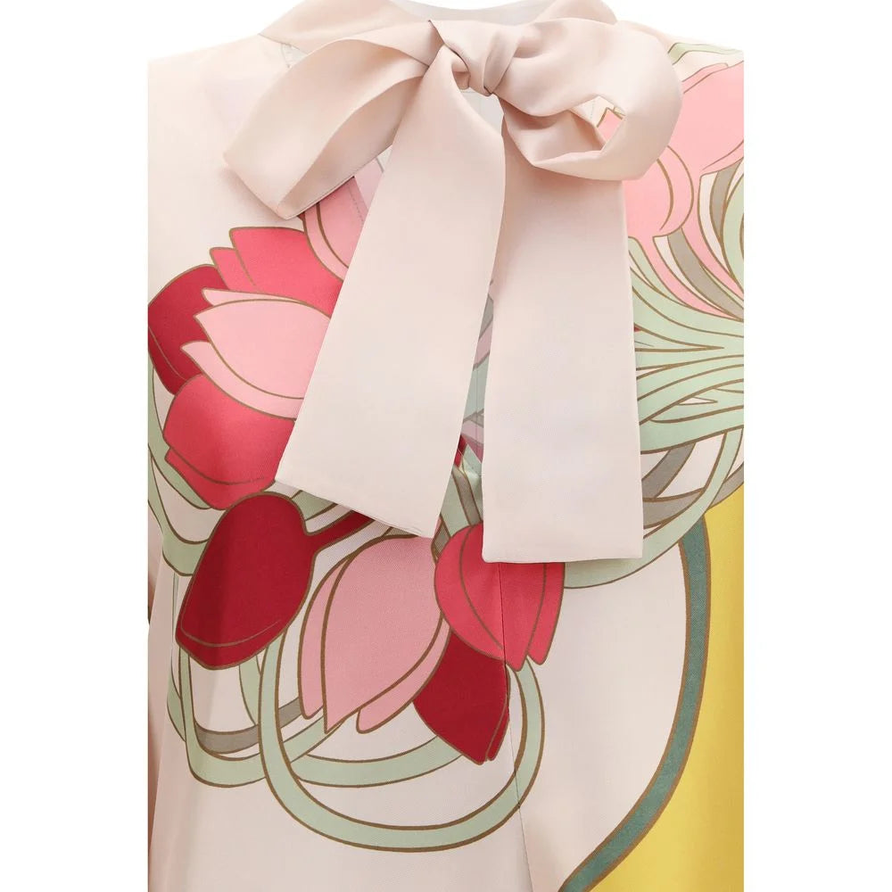 La Double J Multicolor Silk Casual Dress - IT44 | L