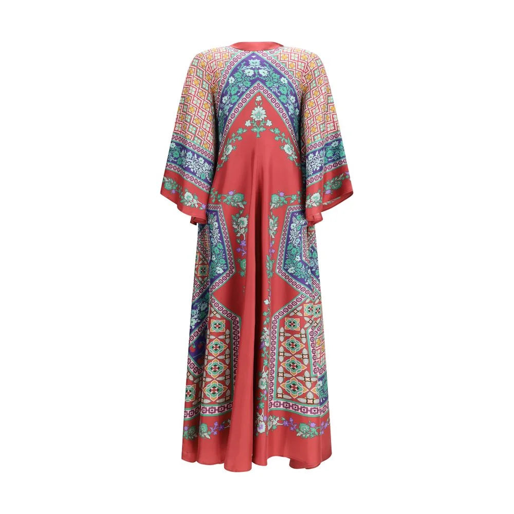 La Double J Multicolor Silk Casual Dress - M