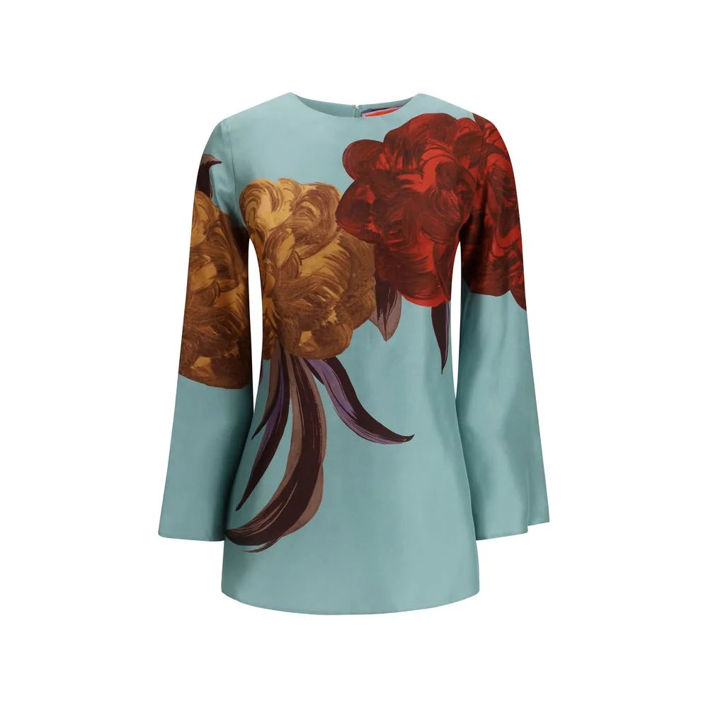 La Double J Multicolor Silk Casual Dress - S