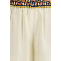 La Double J Multicolor Silk Casual Pants