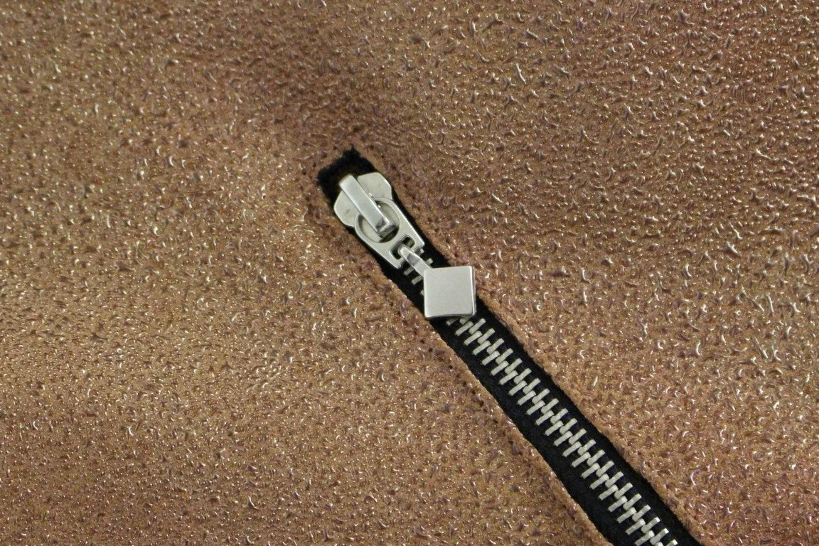 La Maison du Couturier Brown Leather Jacket Vest - IT42|M - Vests