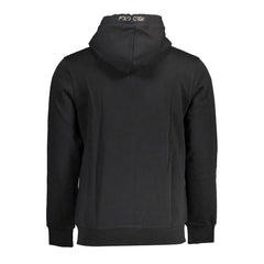 La Martina Black Cotton Men Sweater - S - Hoodies