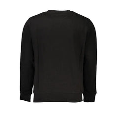 La Martina Black Cotton Men Sweater - Sweatshirts