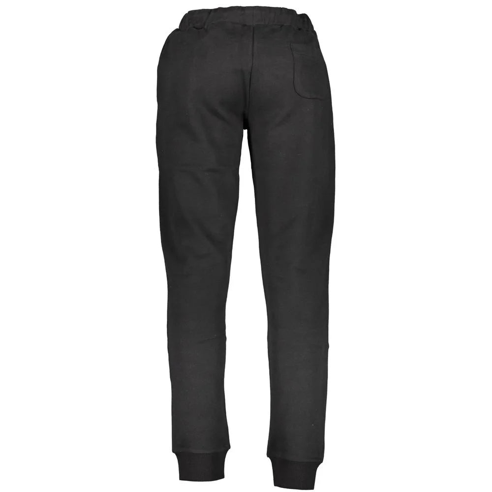 La Martina Black Cotton Pant - Joggers