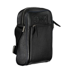 La Martina Black Leather Shoulder Bag - Cross Body Bags