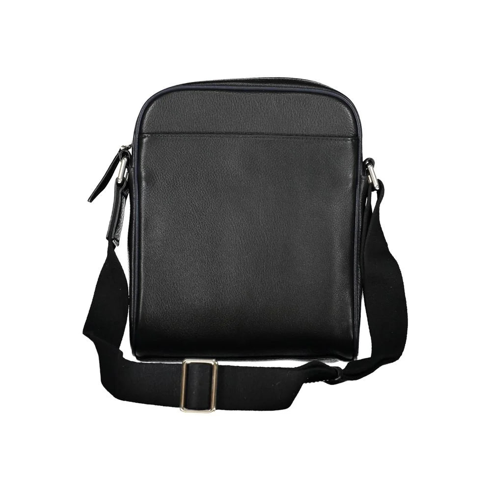 La Martina Black Leather Shoulder Bag - Cross Body Bags