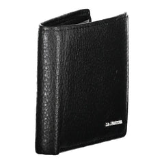 La Martina Black Leather Wallet - Wallets
