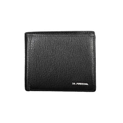 La Martina Black Leather Wallet - Wallets