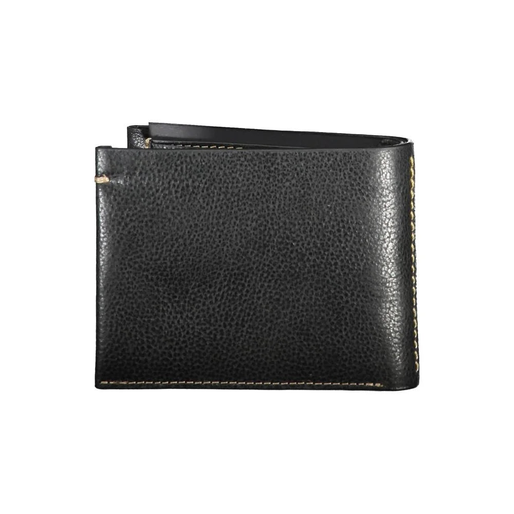 La Martina Black Leather Wallet - Wallets