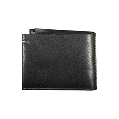 La Martina Black Leather Wallet - Wallets