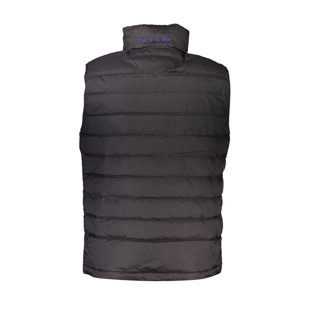 La Martina Black Polyamide Men’s Jacket - Vests