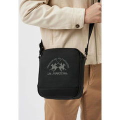 La Martina Black Polyethylene Crossbody Bag
