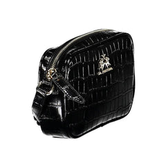 La Martina Black Polyethylene Handbag