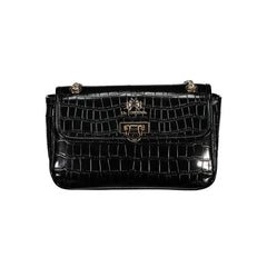 La Martina Black Polyethylene Handbag - Shoulder Bags