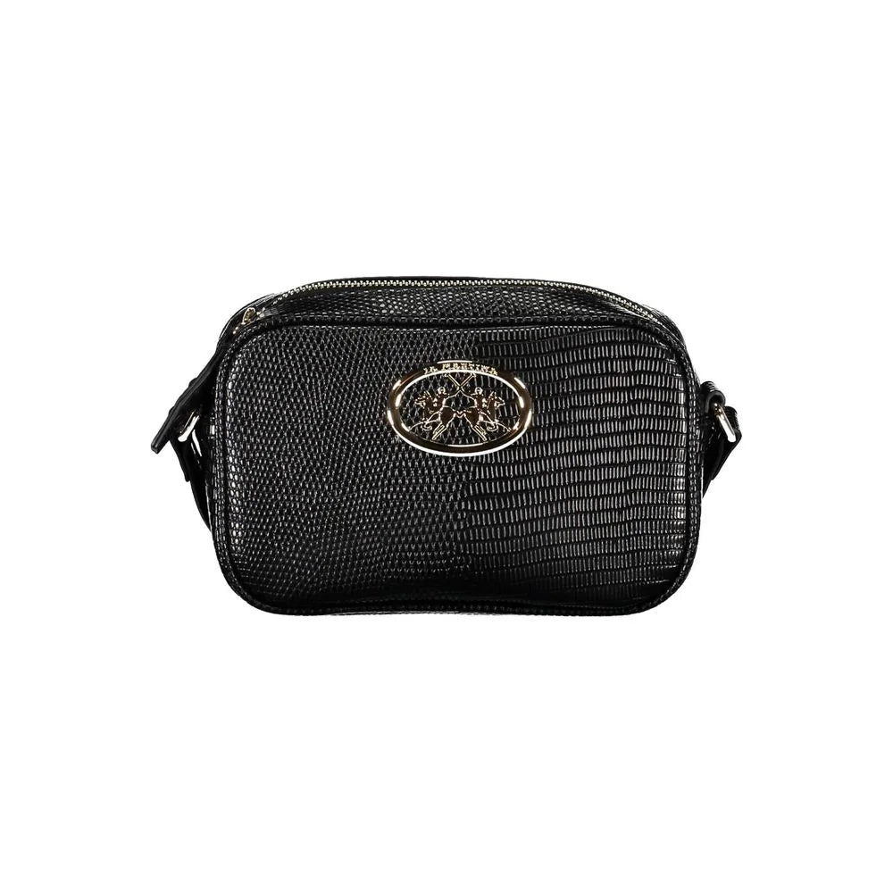 La Martina Black Polyethylene Handbag - Shoulder Bags
