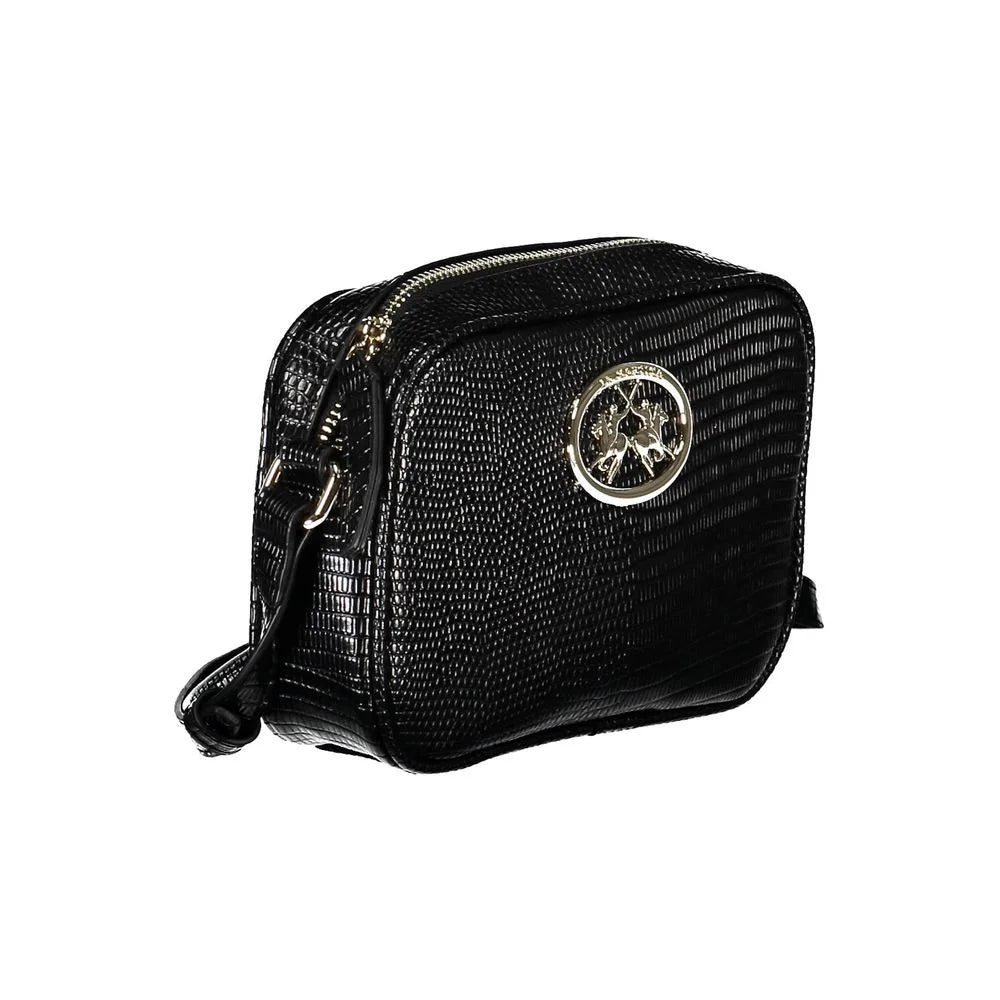 La Martina Black Polyethylene Handbag - Shoulder Bags