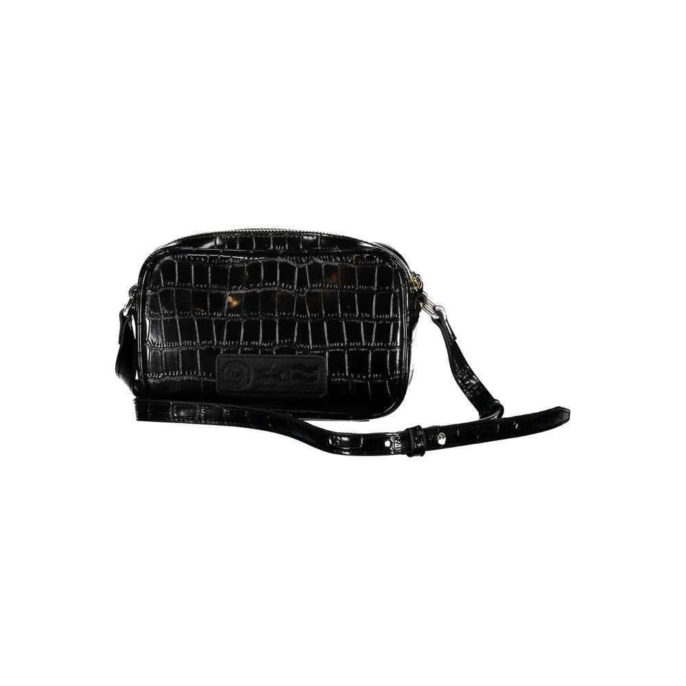 La Martina Black Polyethylene Handbag - Shoulder Bags