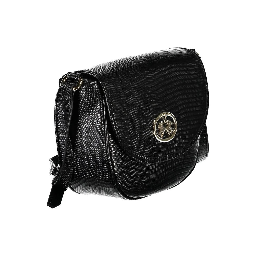 La Martina Black Polyethylene Handbag - Shoulder Bags