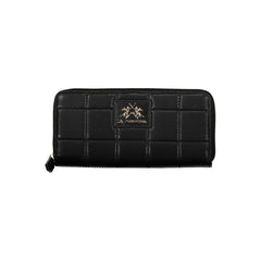 La Martina Black Polyethylene Handbag - Wallets