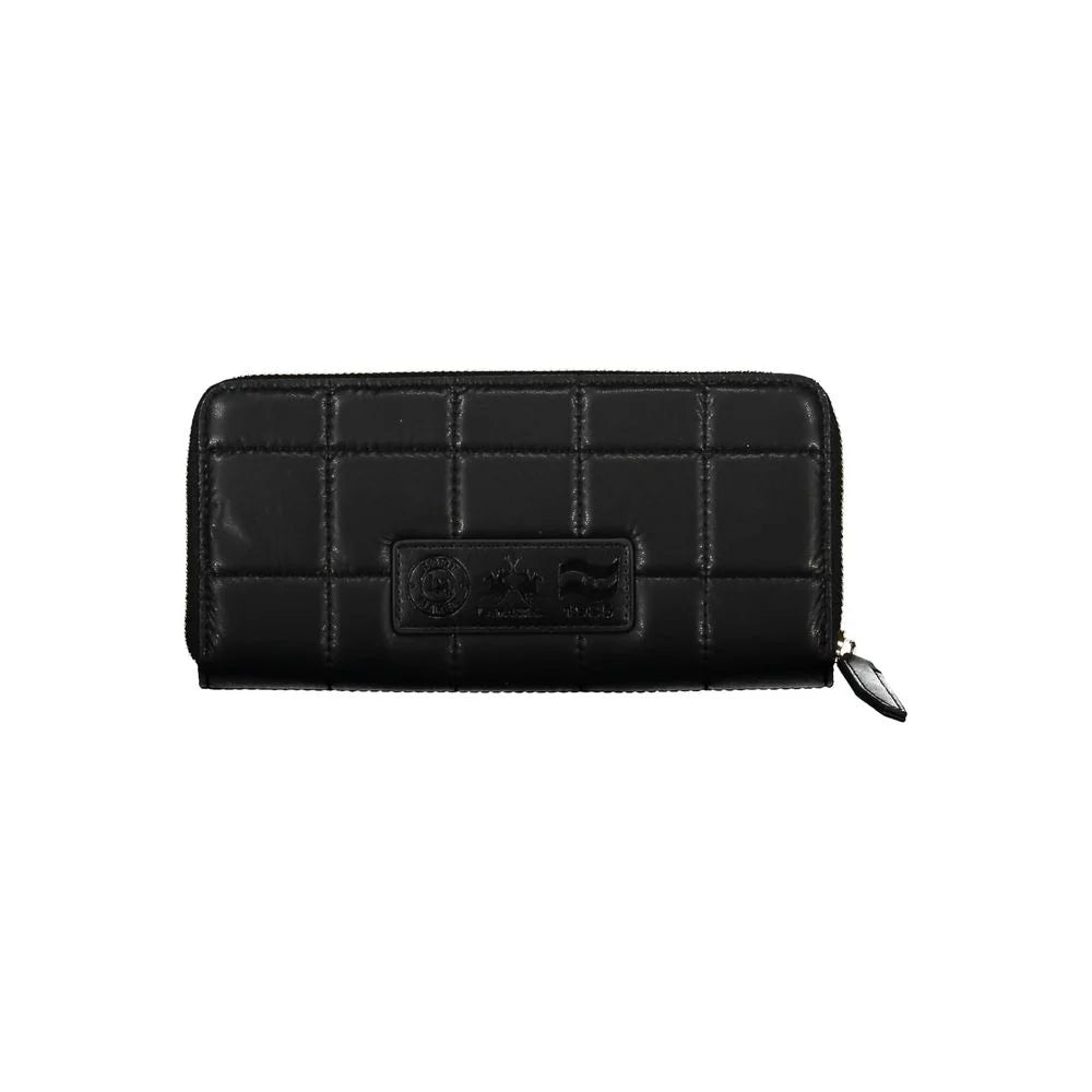 La Martina Black Polyethylene Handbag - Wallets