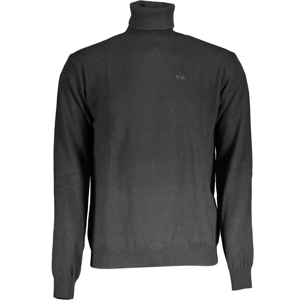La Martina Black Wool Sweater - Sweaters