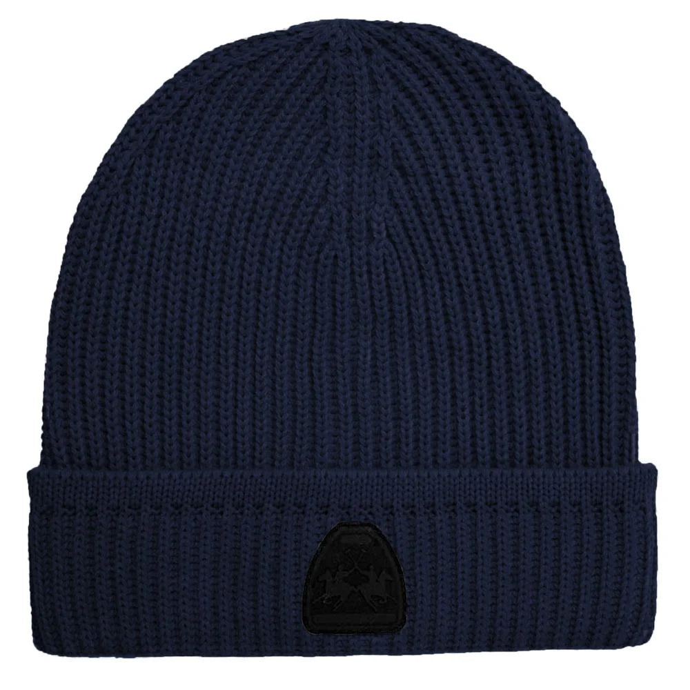 La Martina Blue Acrylic Men Beanie - Beanies
