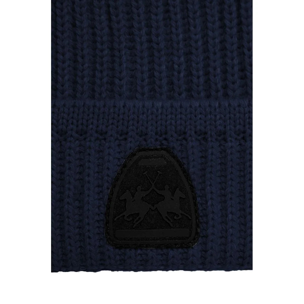 La Martina Blue Acrylic Men Beanie - Beanies