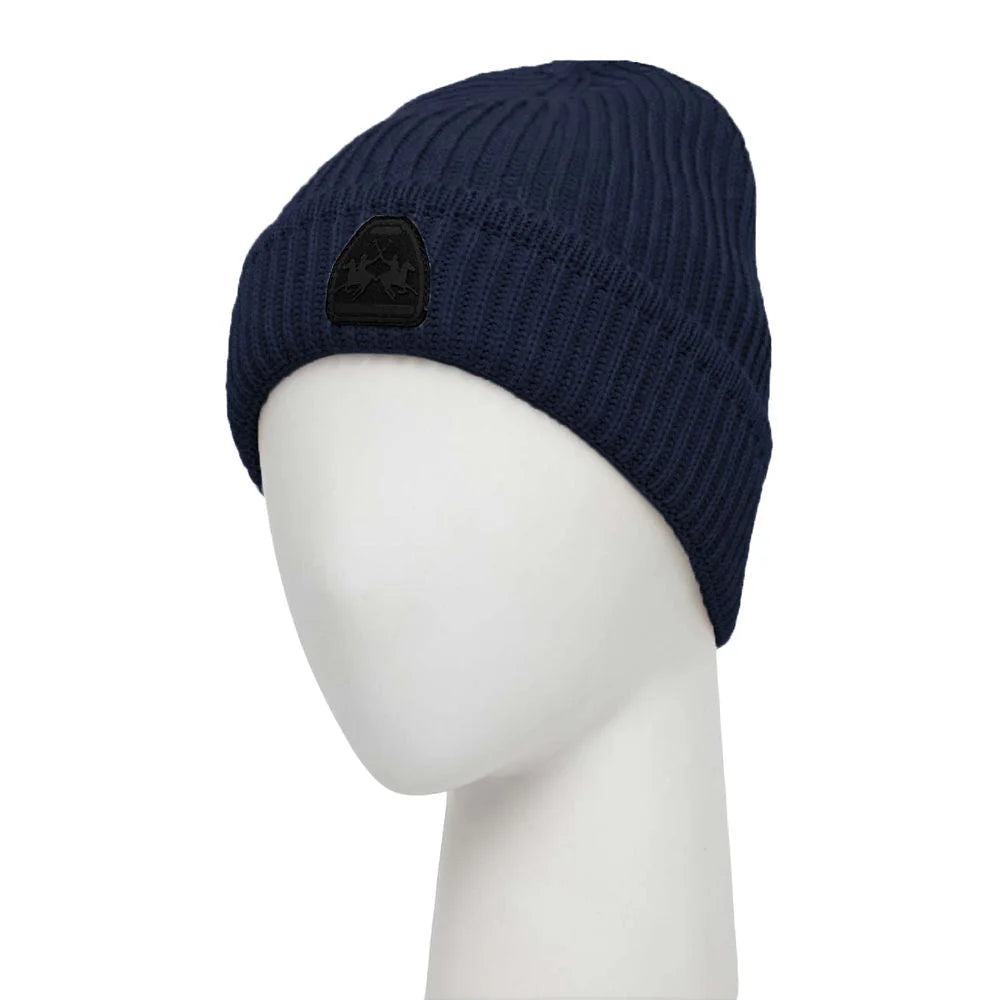 La Martina Blue Acrylic Men Beanie - Beanies