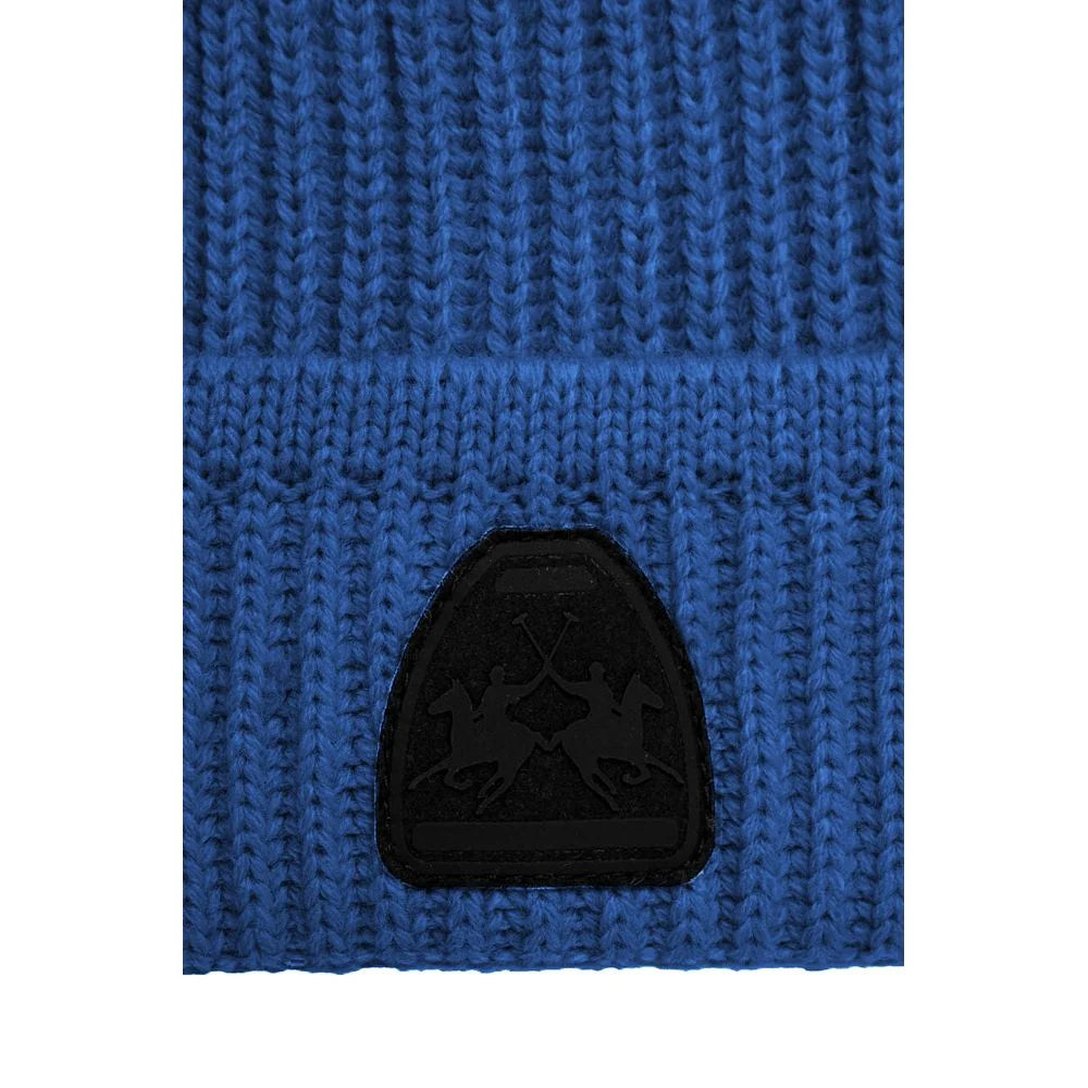 La Martina Blue Acrylic Men Beanie - Beanies