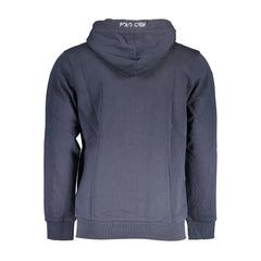 La Martina Blue Cotton Men Sweater - S - Hoodies