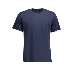 La Martina Blue Cotton Men T-Shirt - T-Shirts