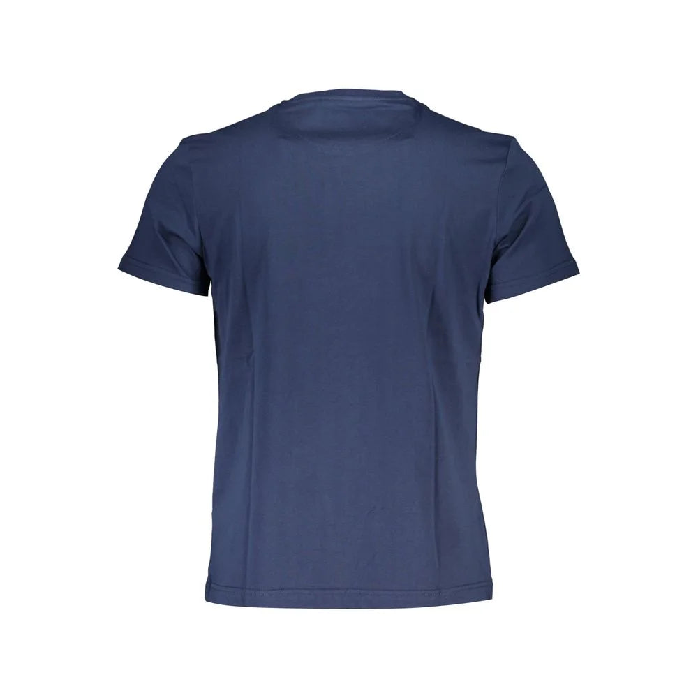La Martina Blue Cotton Men T-Shirt - T-Shirts