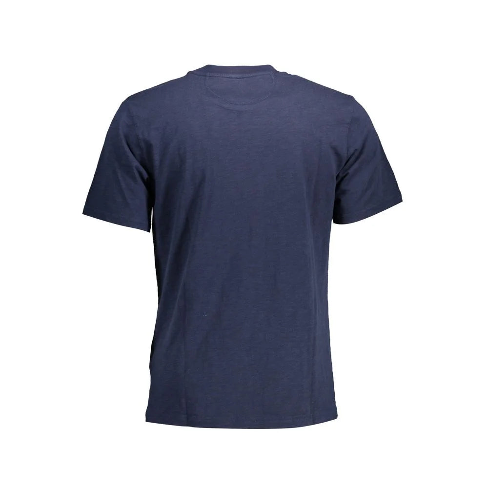 La Martina Blue Cotton Men T-Shirt - T-Shirts