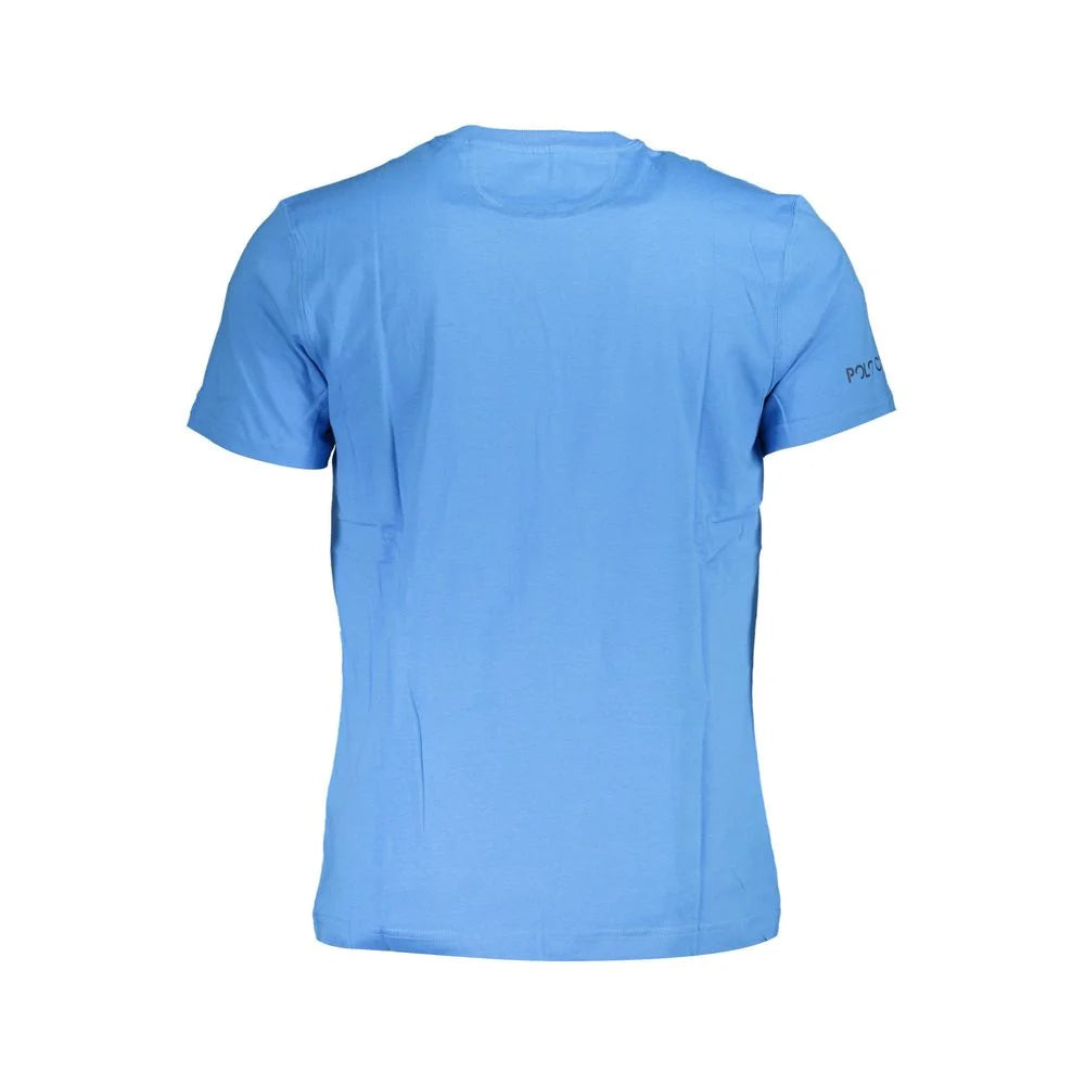 La Martina Blue Cotton Men T-Shirt - T-Shirts