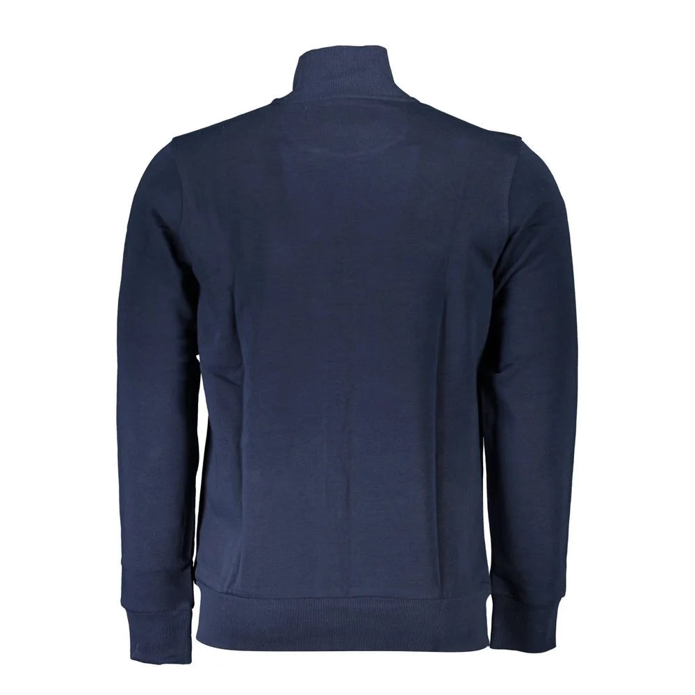 La Martina Blue Cotton Men’s Sweater - M - Sweatshirts
