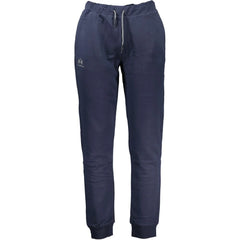 La Martina Blue Cotton Pant - Joggers