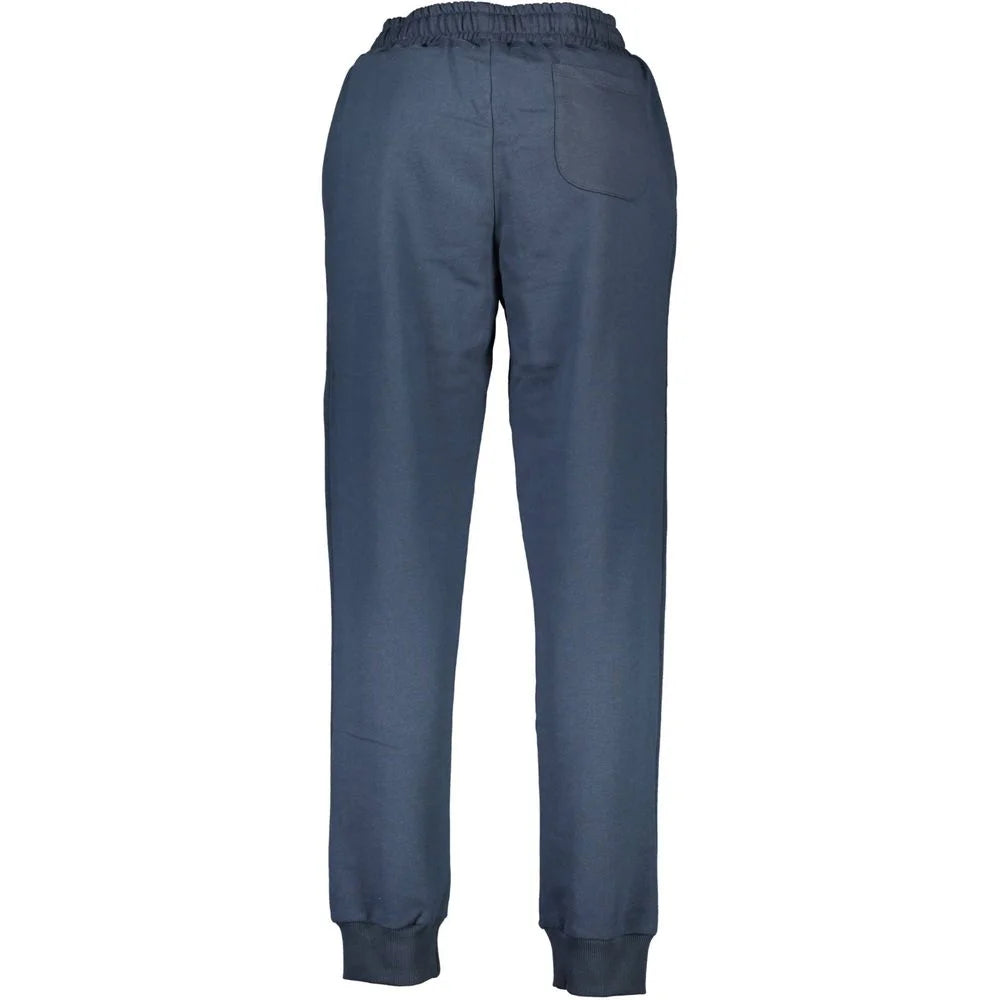 La Martina Blue Cotton Pant - Joggers