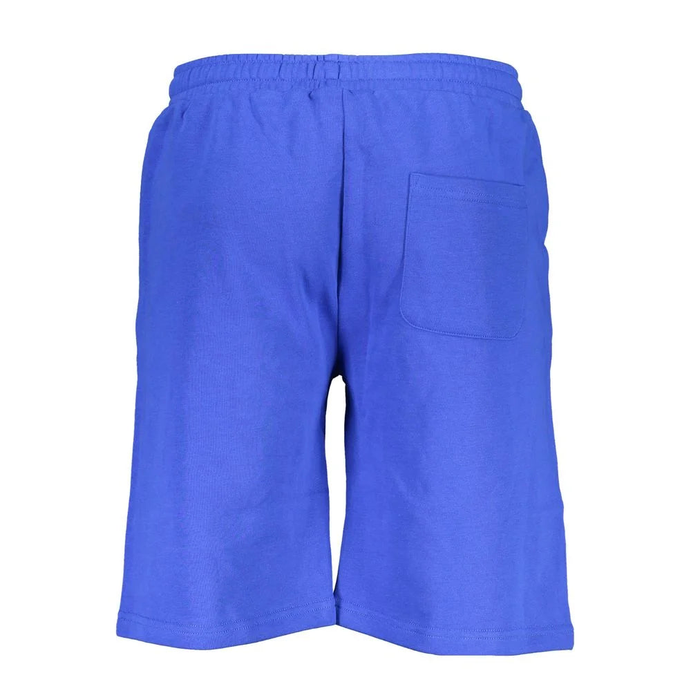 La Martina Blue Cotton Pant - M - Bermudas
