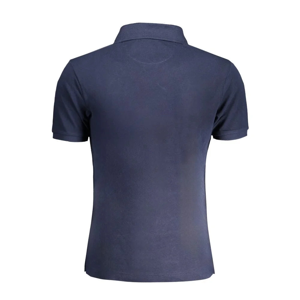 La Martina Blue Cotton Polo Shirt - S - Polos